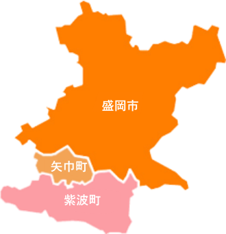 配送エリア 盛岡市内、盛岡市近郊（盛岡南・滝沢・矢巾・雫石・紫波・東北自動車道IC、PA他）